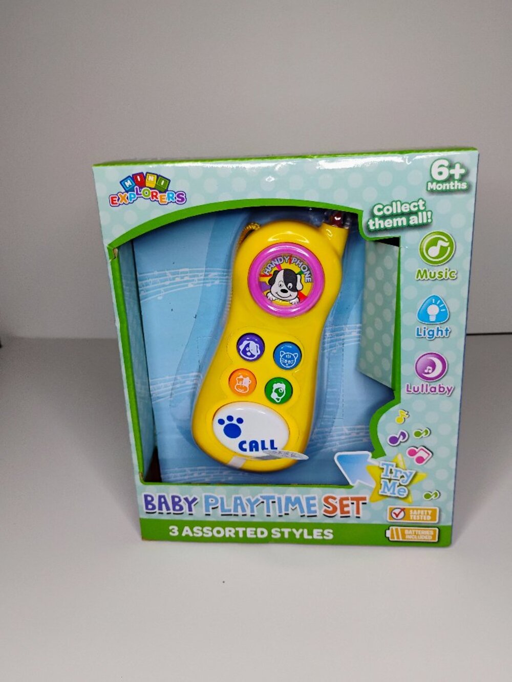 Mini Explorers Baby Playtime Set Cellphone